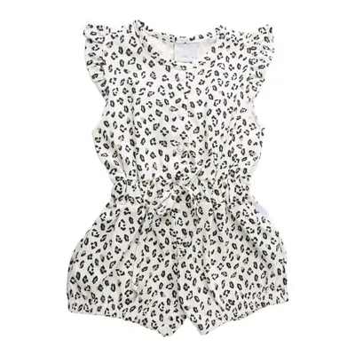 Banho De Sol Miniclo Estampa Oncinha Com Babados Banho De Sol Miniclo Estampa Oncinha Com Babados