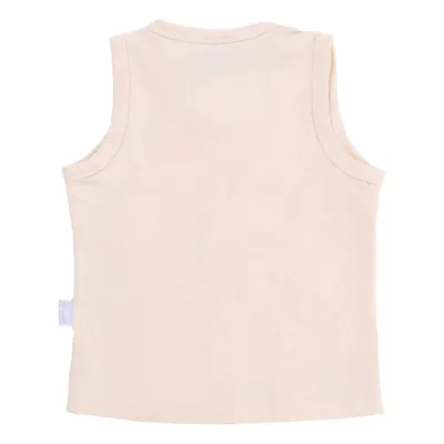 Blusa Regata Bebê Miniclo Estampa Coração Com Lacinho Blusa Regata Bebê Miniclo Estampa Coração Com Lacinho