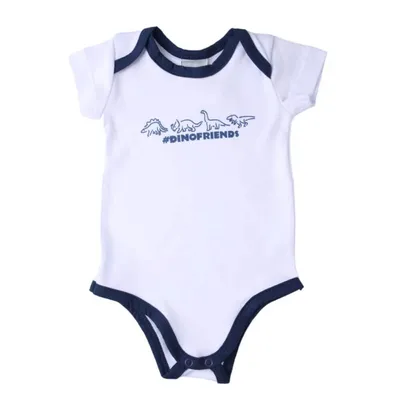 Conjunto Bebê Miniclo Body Estampa Dinos + Bermuda