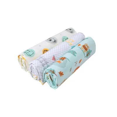 Kit Cueiro Karinho Flanelado Estampado - 3 Peças