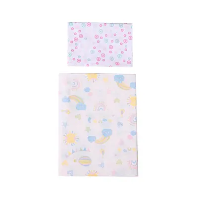 Jogo De Berço Papi Karinho Estampa Solzinho - 02 Peças Jogo De Berço Papi Karinho Estampa Solzinho - 02 Peças