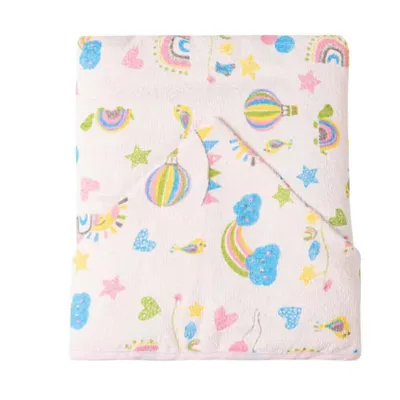 Toalha Forrada Papi Karinho Capuz Estampa Solzinho Toalha Forrada Papi Karinho Capuz Estampa Solzinho