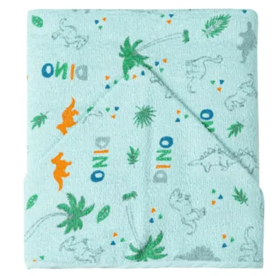 Toalha Forrada Papi Karinho Capuz Estampa Dinossauros Toalha Forrada Papi Karinho Capuz Estampa Dinossauros