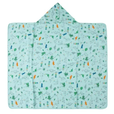 Toalha Forrada Papi Karinho Capuz Estampa Dinossauros Toalha Forrada Papi Karinho Capuz Estampa Dinossauros