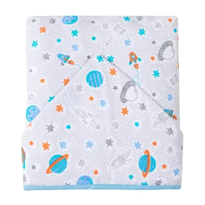 Toalha Felpuda Papi Karinho Capuz Estampa Planetas Toalha Felpuda Papi Karinho Capuz Estampa Planetas