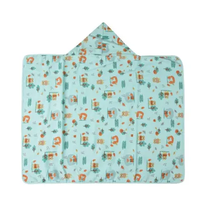 Toalha Felpuda Papi Karinho Capuz Estampa Bosque Toalha Felpuda Papi Karinho Capuz Estampa Bosque