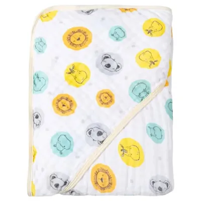 Toalha Soft Especial Papi Karinho Com Capuz Amiguinhos Toalha Soft Especial Papi Karinho Com Capuz Amiguinhos