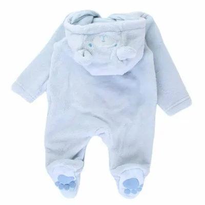 Macacão Longo Tip Top Ursinho Capuz Com Orelhinhas