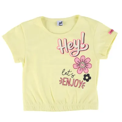 Blusa Infantil Kookabu Estampa Hey Lets Enjoy