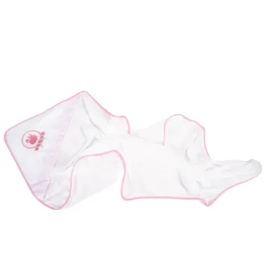 Toalha Fralda Minasrey Loupiot Clean Com Capuz Bordado