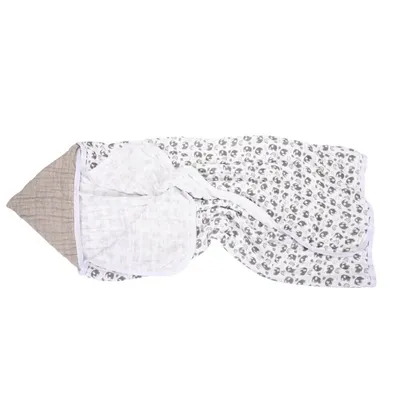 Toalha Com Capuz Minasrey Composê Soft Elefante