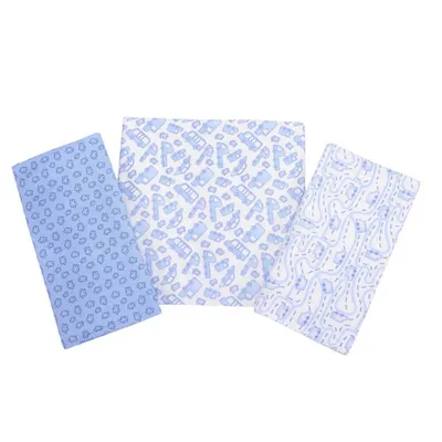 Kit Cueiro Minasrey Composê Estampa Carro - 3 Peças