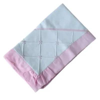 Manta Art Bebê Piquê Babado Origami