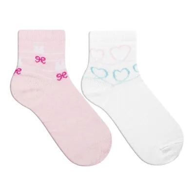 Kit Meia Bebê Duck Estampada - 02 Pares