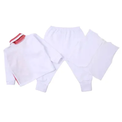 Pagão Chumbinho Baby Detalhe Xadrez E Bordado - 03 Peças