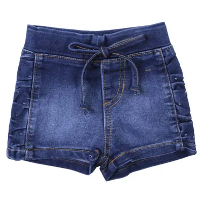 Shorts Jeans Baby Gijo Detalhe Lateral