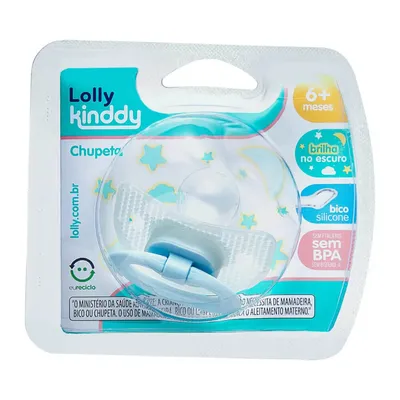 Chupeta Bebê Lolly Baby Brilha No Escuro Chupeta Bebê Lolly Baby Brilha No Escuro