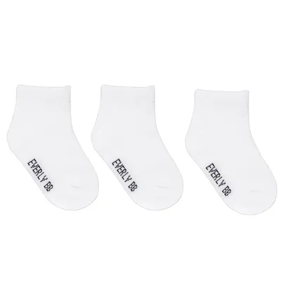 Kit Meia Bebê Everly Lisa - 03 Unidades