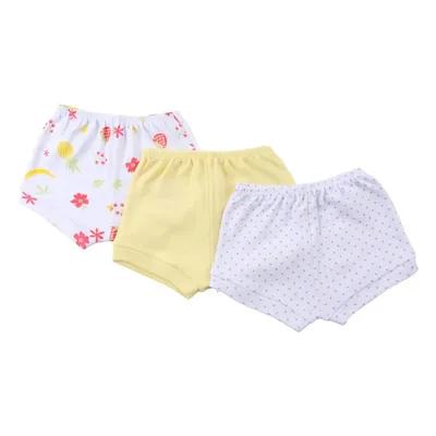 Kit Shorts Bebê Estilinho Suedine Estampado - 03 Peças