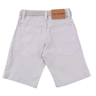 Bermuda Sarja Infantil Baby Gijo Com Cinto Bermuda Sarja Infantil Baby Gijo Com Cinto