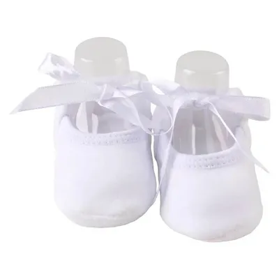 Sapatilha Puff Bebê Chutinho Fita Cetim Sapatilha Puff Bebê Chutinho Fita Cetim