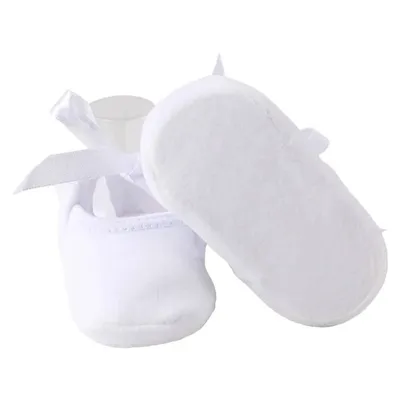 Sapatilha Puff Bebê Chutinho Fita Cetim Sapatilha Puff Bebê Chutinho Fita Cetim