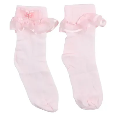 Kit Meia Infantil Baby Kids Com Tiara - 2 Peças Kit Meia Infantil Baby Kids Com Tiara - 2 Peças