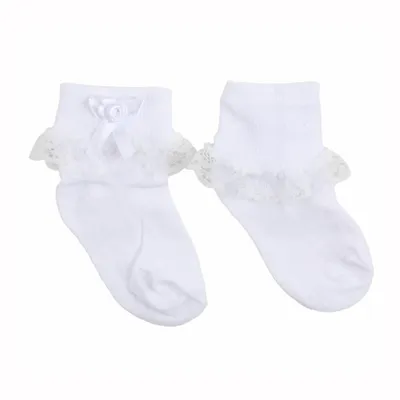 Meia Infantil Baby Kids Detalhe Florzinha Meia Infantil Baby Kids Detalhe Florzinha