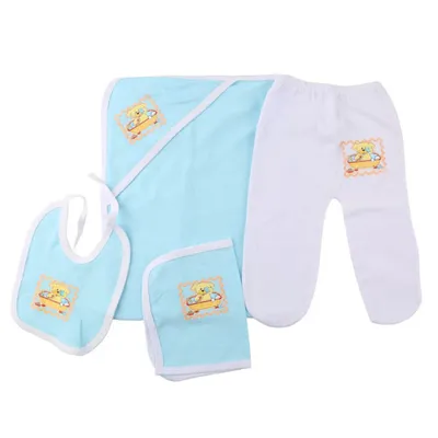 Kit Banho Baby Pri Atoalhado - 04 Peças