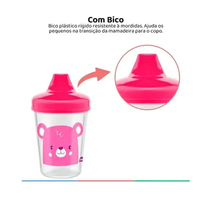 Copo Treinamento Bebê Fiona Com Bico 207 ML
