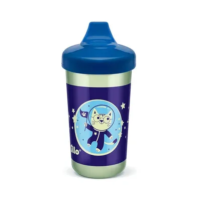 Copo Lillo Com Bico Antivazamento Glow Max 320 ML