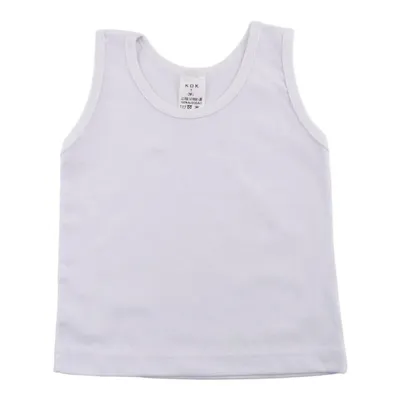 Kit Camiseta Regata Bebê KDK Lisa - 06 Peças Kit Camiseta Regata Bebê KDK Lisa - 06 Peças