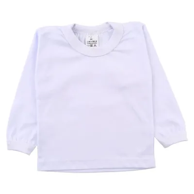 Kit Camiseta Manga Longa Bebê KDK Lisa - 06 Peças Kit Camiseta Manga Longa Bebê KDK Lisa - 06 Peças