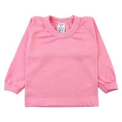 Kit Camiseta Manga Longa Bebê KDK Lisa - 06 Peças Kit Camiseta Manga Longa Bebê KDK Lisa - 06 Peças