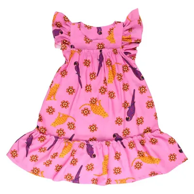 Vestido Infantil Kookabu Estampado Vestido Infantil Kookabu Estampado