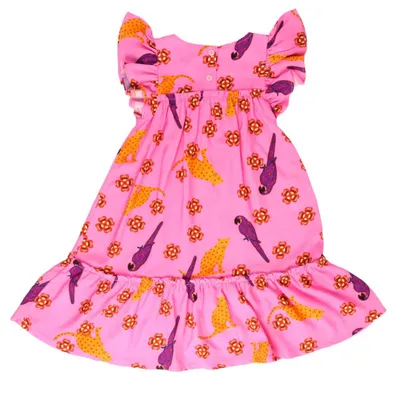 Vestido Infantil Kookabu Estampado Vestido Infantil Kookabu Estampado