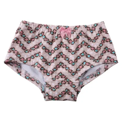 Kit Calcinha Infantil Graça Menina Boxer Estampada - 3 Peças