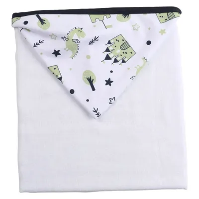 Toalha De Banho Din Don Atoalhada Medieval Com Capuz