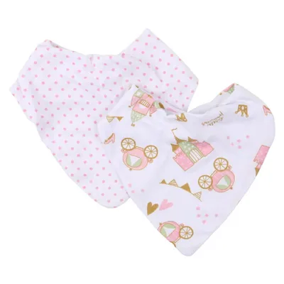 Kit Babador Bandana Din Don Princesa - 02 Peças