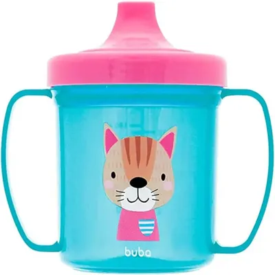 Copo Treinamento Bebê Buba Gatinho 180 ML Copo Treinamento Bebê Buba Gatinho 180 ML