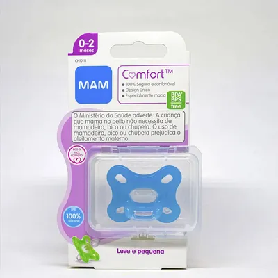 Chupeta Bebê Mam Comfort - Tamanho 01 Chupeta Bebê Mam Comfort - Tamanho 01