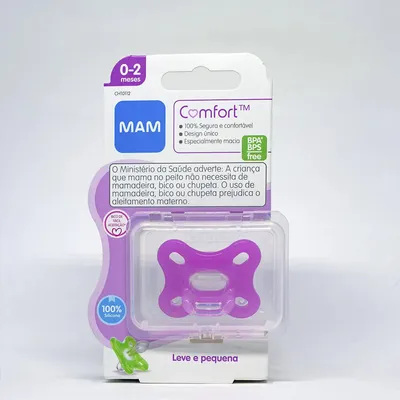 Chupeta Bebê Mam Comfort - Tamanho 01 Chupeta Bebê Mam Comfort - Tamanho 01