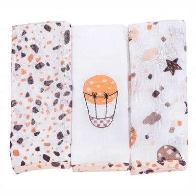 Kit Pano De Boca Bebê Minasrey Loupiot Capadócia - 03 Peças