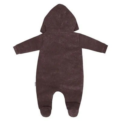 Macacão Longo Bebê Miniclo Capuz De Raposa