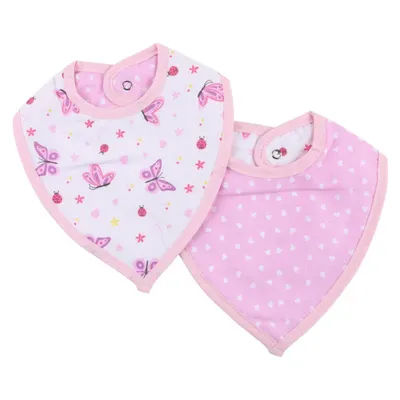 Kit Babador Bandana Baby Gijo Borboleta - 02 Peças