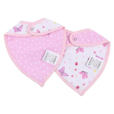 Kit Babador Bandana Baby Gijo Borboleta - 02 Peças