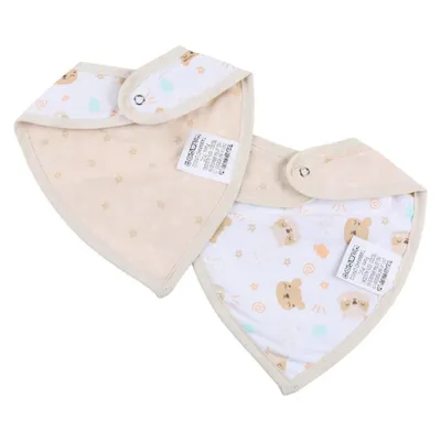Kit Babador Bandana Baby Gijo Urso - 02 Peças