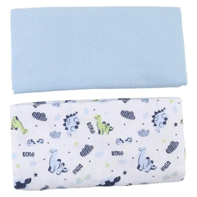 Kit Cueiro Baby Gijo Estampa Dino - 03 Peças Kit Cueiro Baby Gijo Estampa Dino - 03 Peças