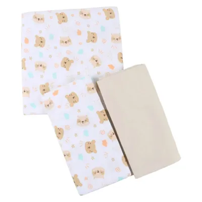 Kit Cueiro Baby Gijo Estampa Urso - 03 Peças Kit Cueiro Baby Gijo Estampa Urso - 03 Peças