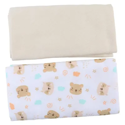 Kit Cueiro Baby Gijo Estampa Urso - 03 Peças Kit Cueiro Baby Gijo Estampa Urso - 03 Peças